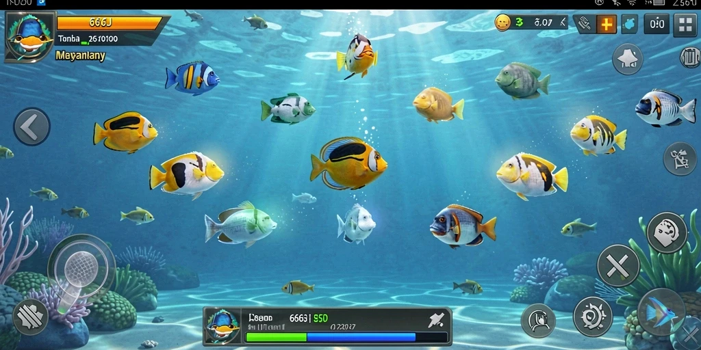Tampilan gameplay 666J yang menarik dan penuh aksi Tembak Ikan.