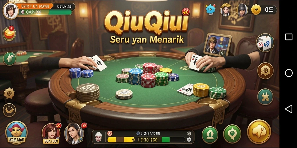 Tampilan seru gameplay QiuQiu di 6CF