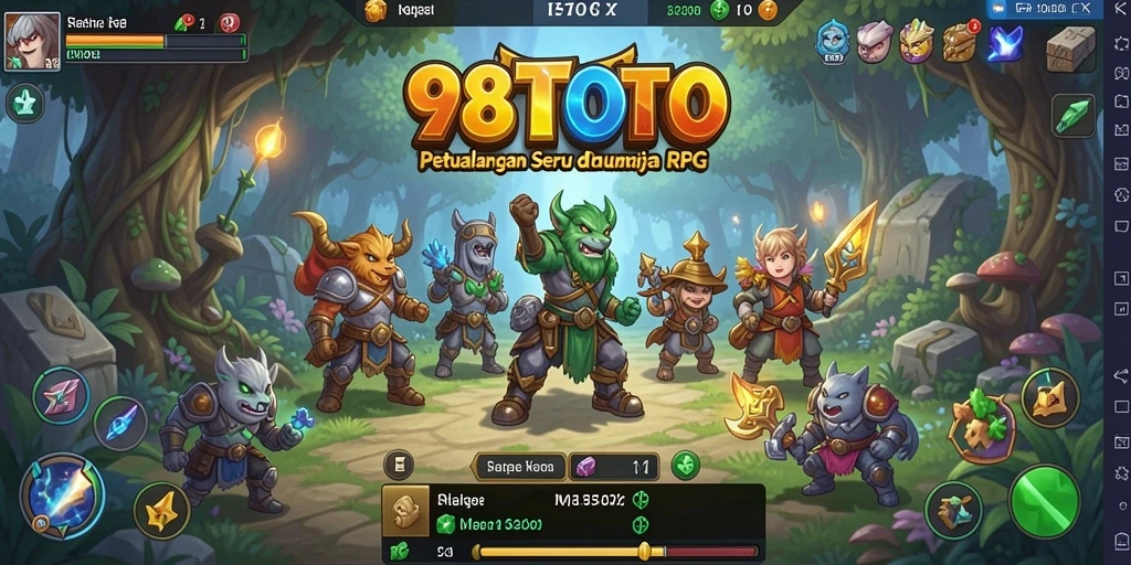 Tampilan gameplay yang seru dan penuh aksi di 98TOTO.