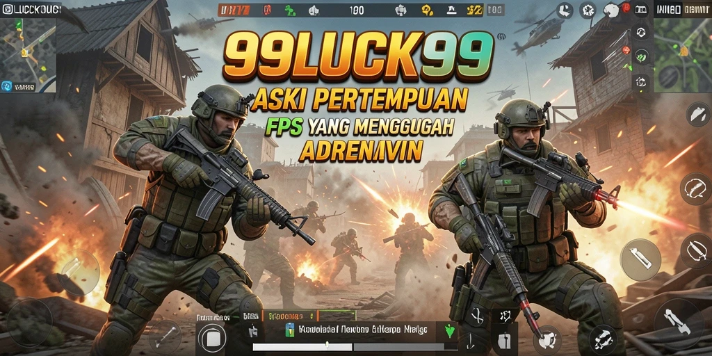 Gameplay FPS yang intens dan mendebarkan di 99LUCK99.