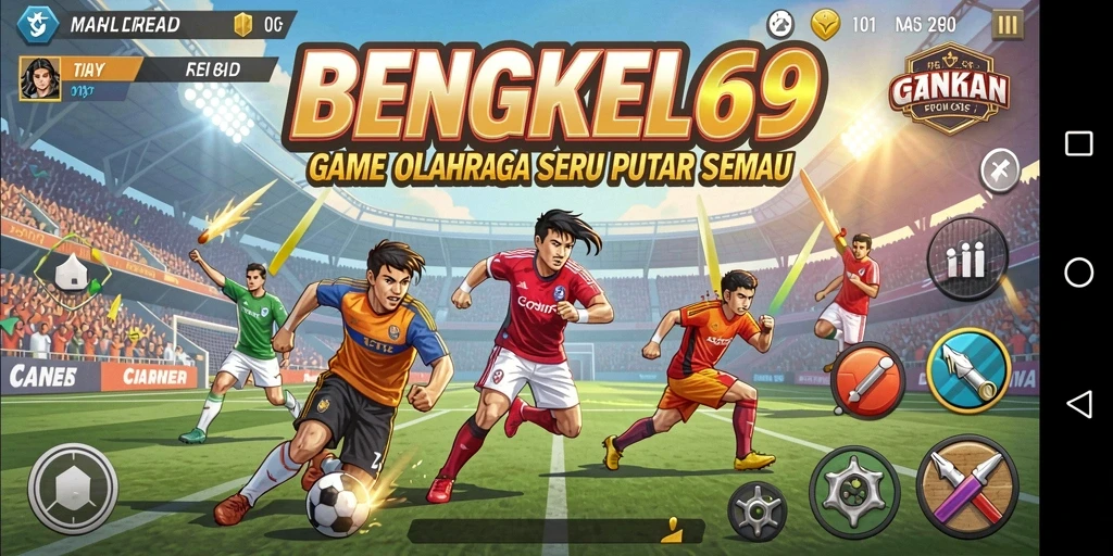 Tampilan gameplay BENGKEL69 yang menarik dan adiktif.