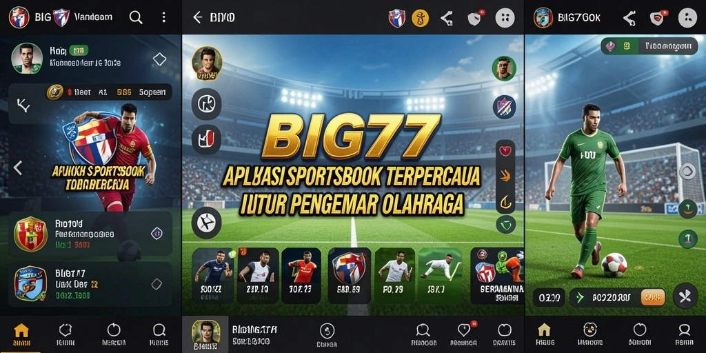 Screenshot utama BIG77 menampilkan taruhan olahraga yang seru.