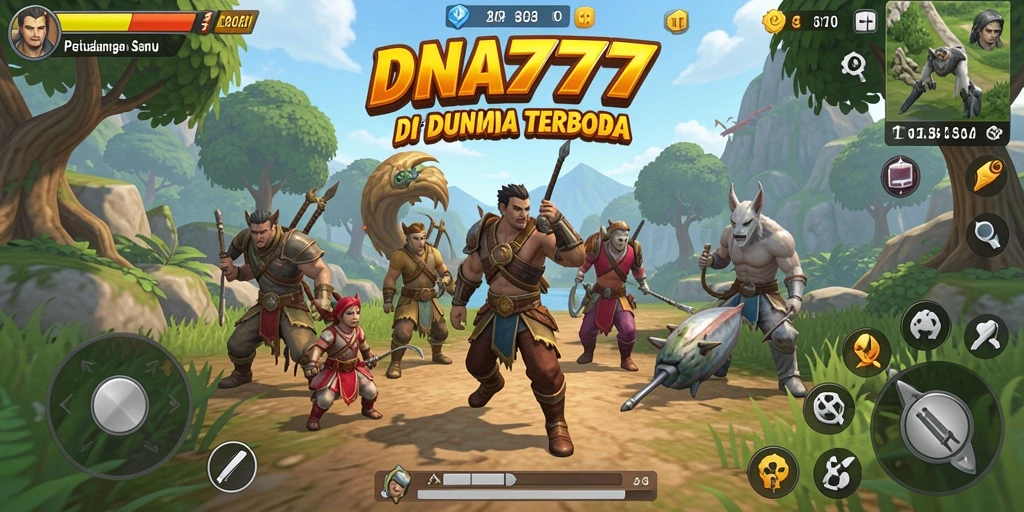Gameplay Open World yang seru dan mendalam di DNA777.