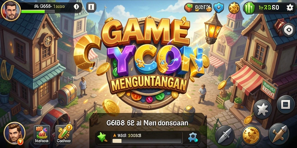 Tampilan gameplay G668 dalam mengelola bisnis Tycoon.