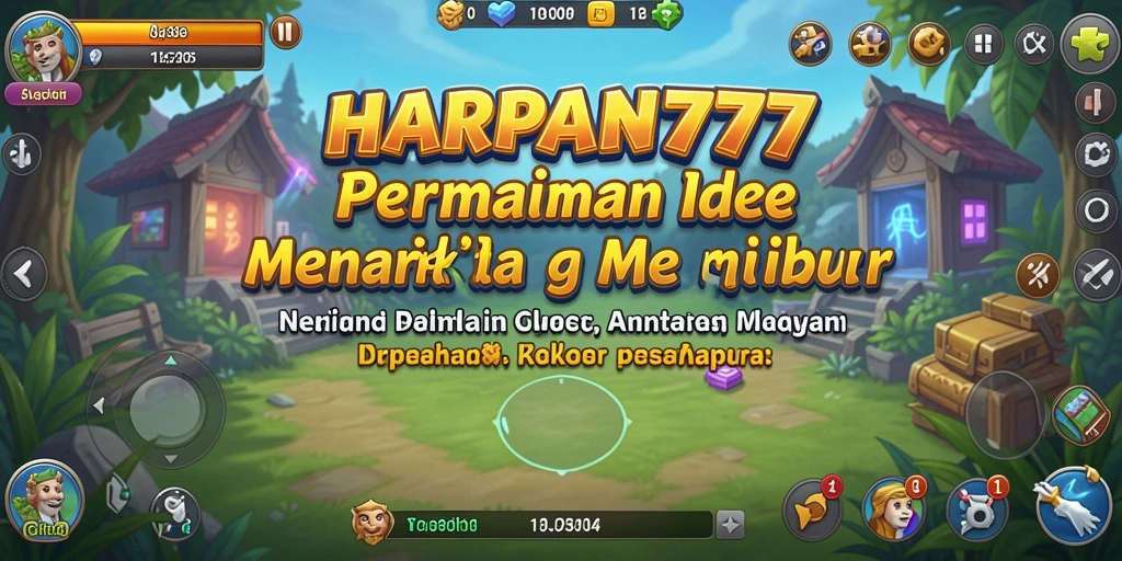 Tampilan gameplay Idle yang menarik dan menghibur di HARAPAN777.