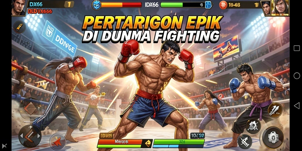 Tampilan dinamis pertarungan epik dalam IDX66.