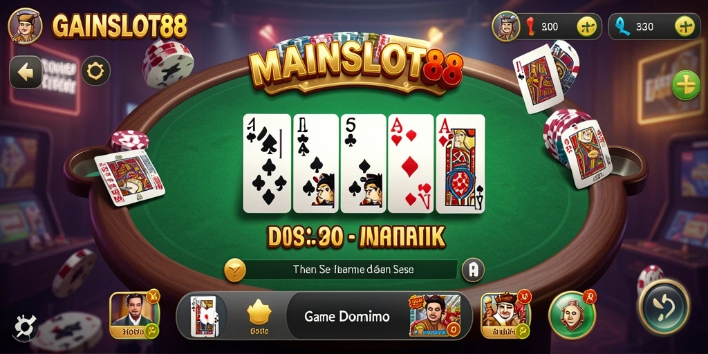 Gameplay menarik MAINSLOT88 dalam permainan Domino.