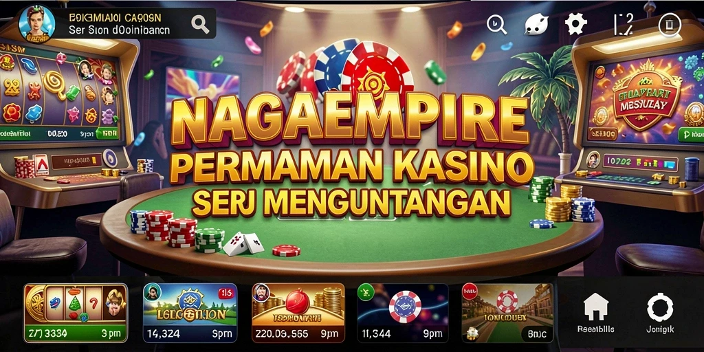 Tampilan gameplay nyata dari permainan Kasino NAGAEMPIRE yang menarik.