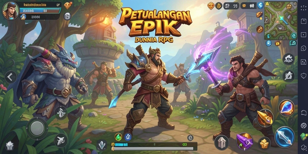 Screenshot menampilkan aksi menegangkan dalam gameplay RPG S80.
