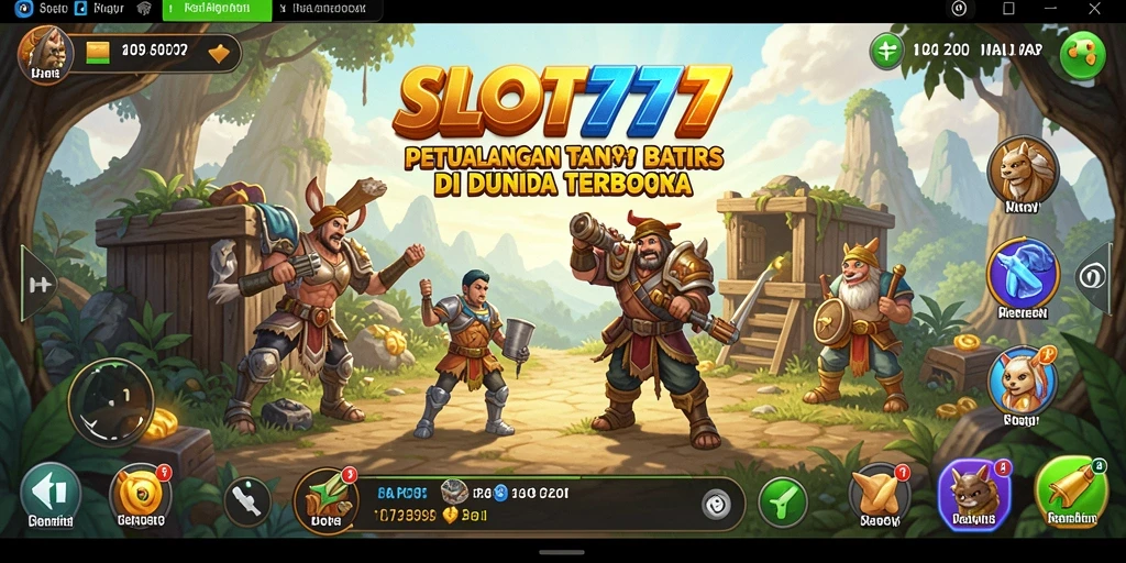 Tampilan gameplay SLOT777 yang menakjubkan di dunia terbuka.