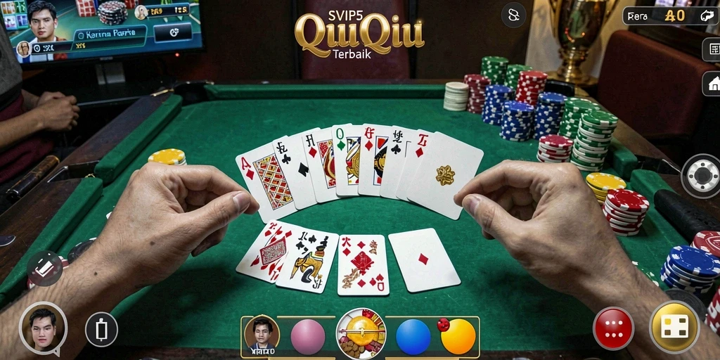 Tampilan gameplay seru QiuQiu di SVIP5.