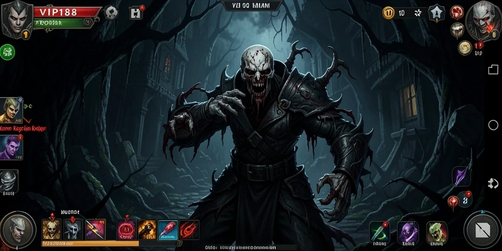 Tampilan gameplay menegangkan dari VIP188 yang menguji keberanian pemain.