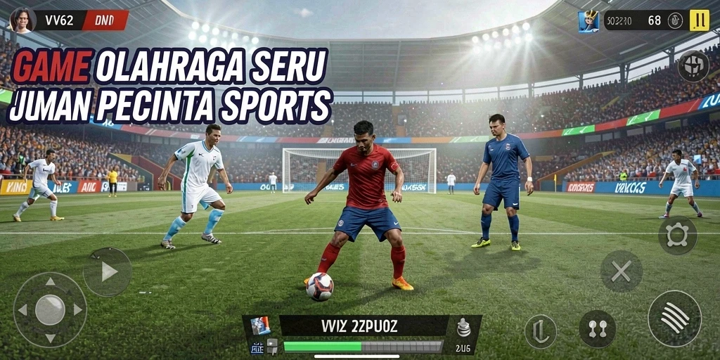 Tampilan gameplay <strong>VV62</strong> yang seru dan penuh aksi olahraga.