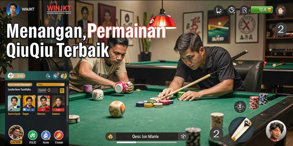 Tampilan gameplay QiuQiu yang menarik dan interaktif.